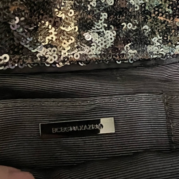 BCBGMAXAZRIA Sequin Envelope Clutch Camo - Picture 7 of 7